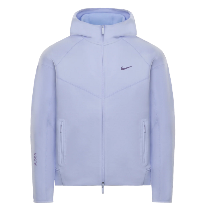 Nike x NOCTA NRG Tech Fleece Full Zip Hoodie Palest Purple - au.sell store