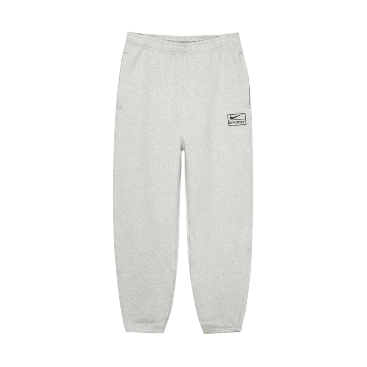 Nike x Stussy Fleece Pant Grey Heather (FW25) | Available at au.sell store