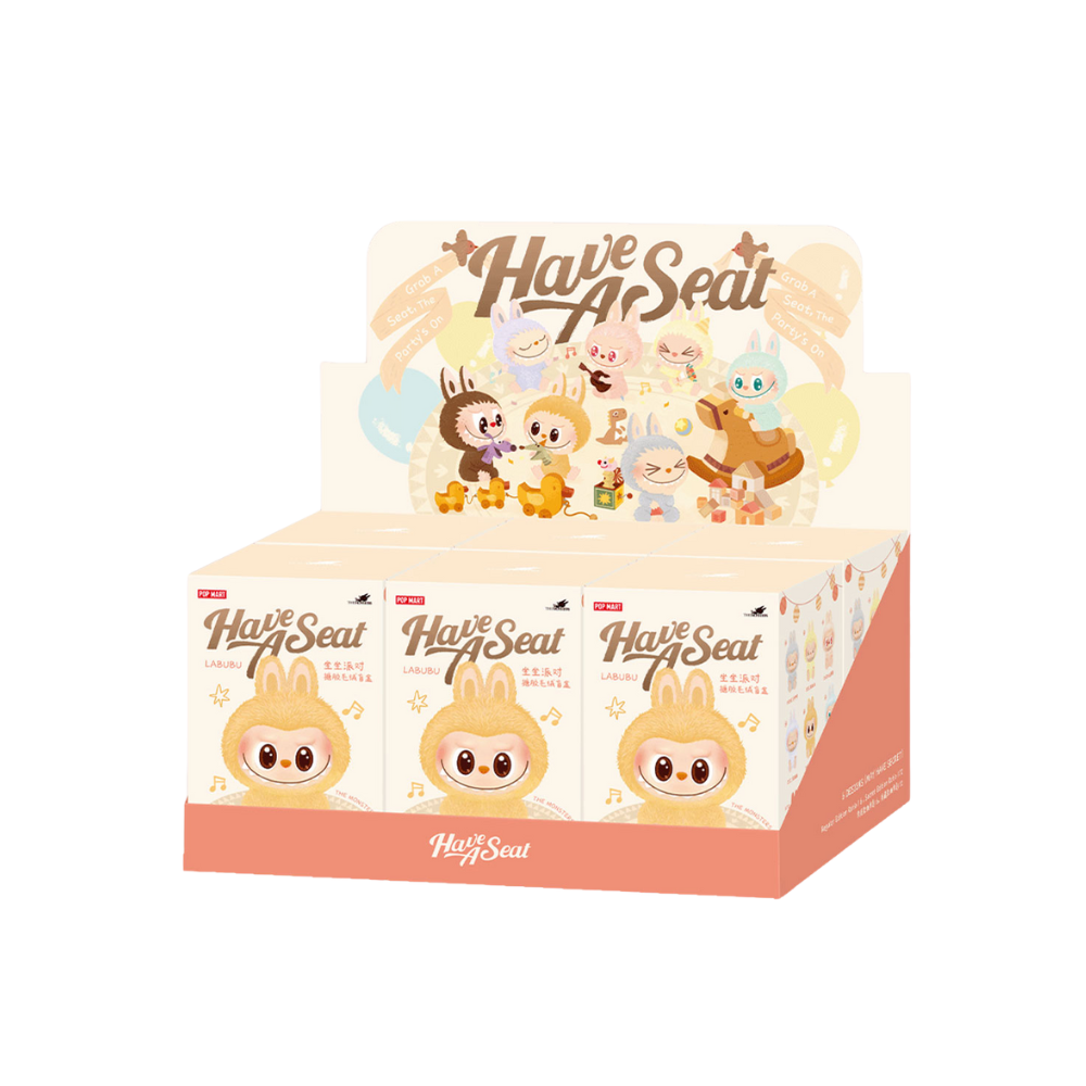 Pop Mart Labubu The Monsters Have a Seat Vinyl Plush Sealed Case (6 Blind Boxes) - Available at au.sell store