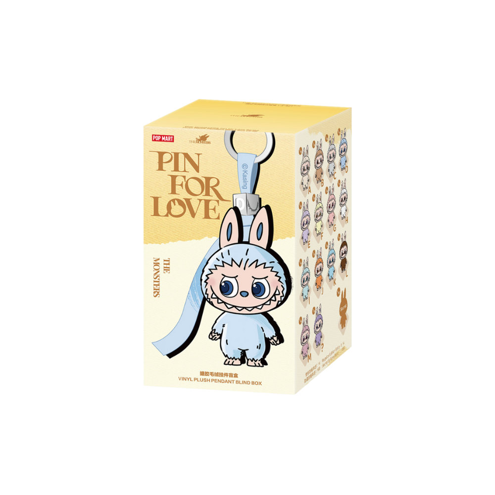 Shop Pop Mart Labubu Pin For Love Series Vinyl Plush Pendant A-N | Available now