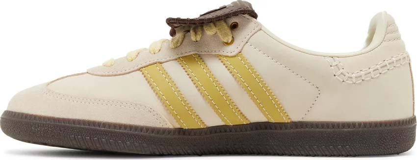 Side View of adidas Samba x Wales Bonner "Ecrtin Brown" au.sell store