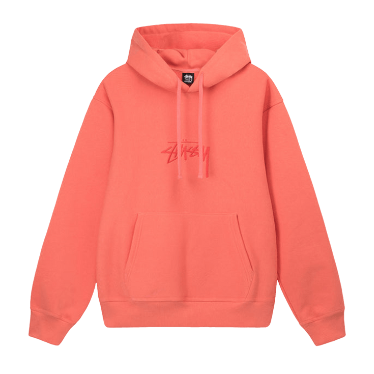 Stussy Stock Logo Applique Hoodie Rose (SS22) | Available at au.sell store