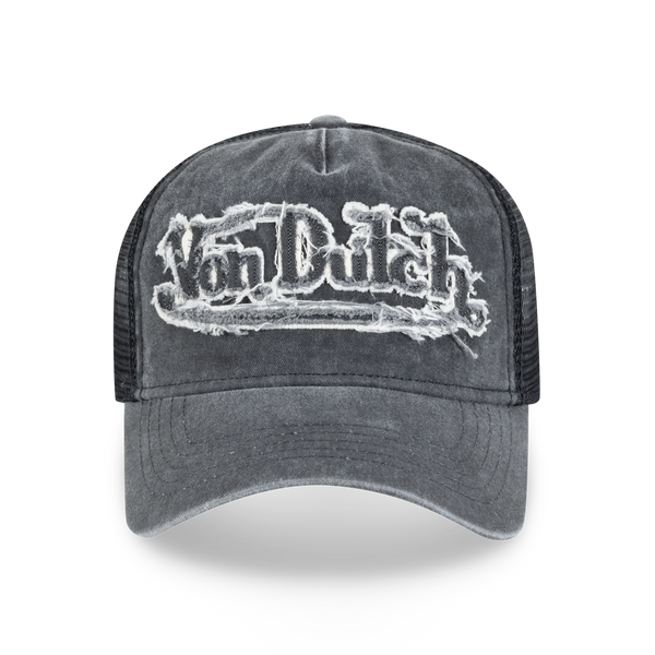 Von Dutch Washed Trucker Cap Grey | Available at au.sell store