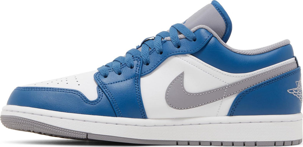 Side View Nike Air Jordan 1 Low "True Blue Cement" au.sell store