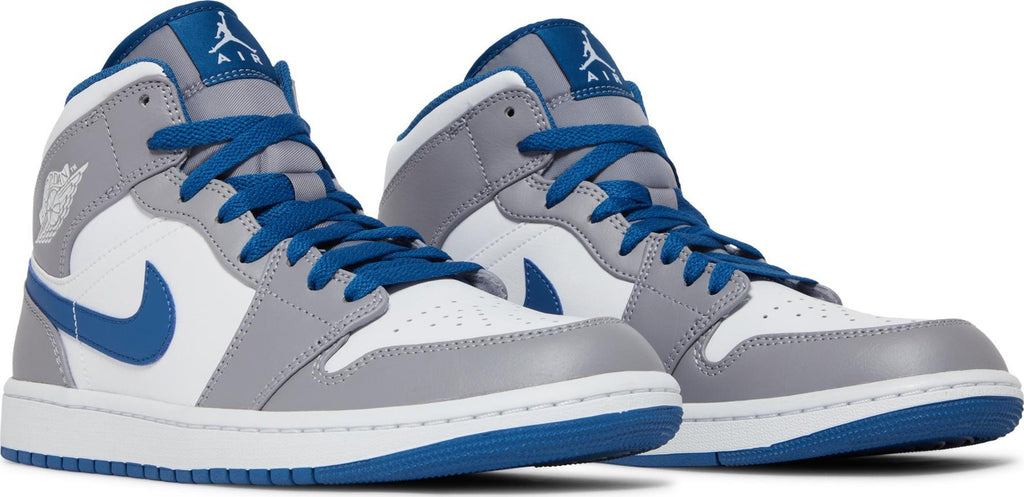 Both Sides Nike Air Jordan 1 Mid "Cement True Blue" au.sell store