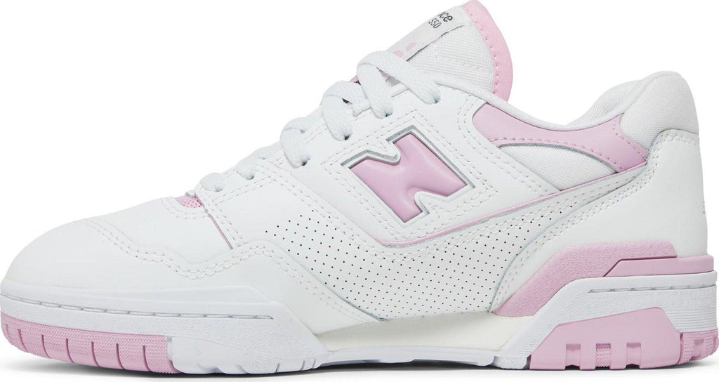 Side View New Balance 550 "White Bubblegum Pink" (Women's) au.sell store