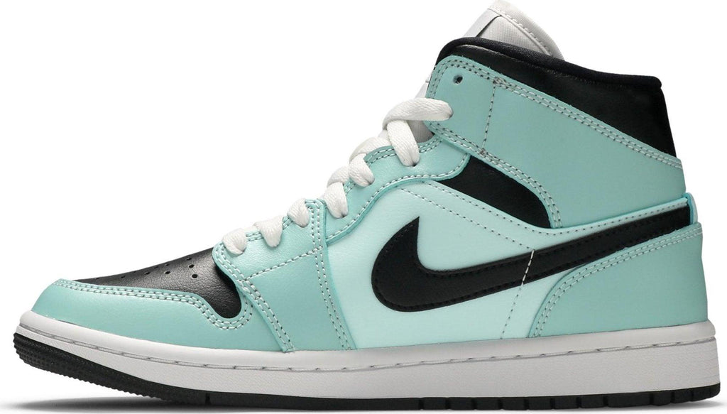 Side View Nike Air Jordan 1 Mid "Aqua Tint" (Women's) au.sell store