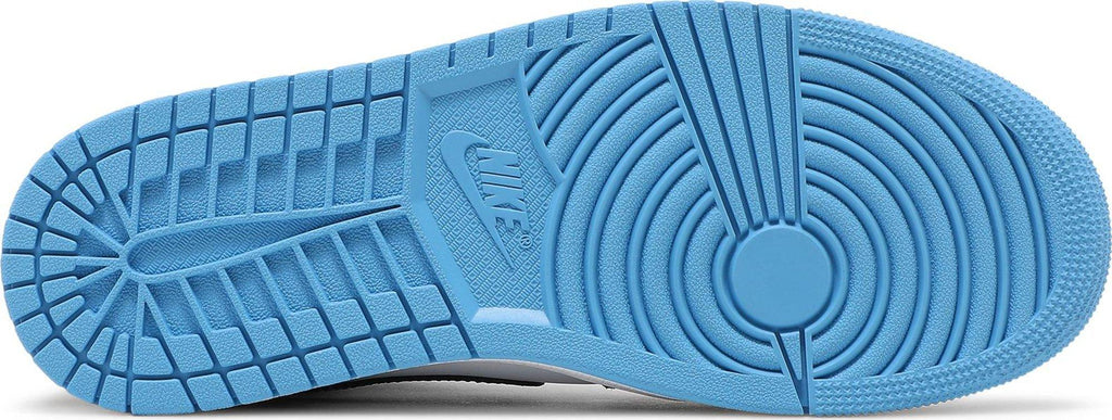 Soles of Nike Air Jordan 1 Mid "University Blue" (Women's) au.sell store