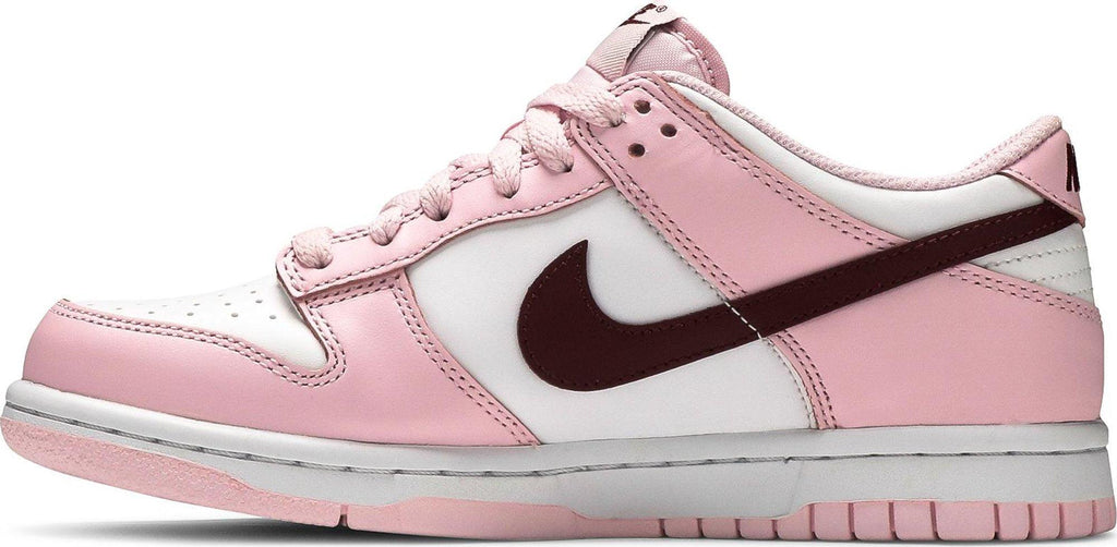 Side View Nike Dunk Low "Pink Red White" (GS) au.sell store