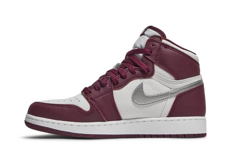 Side View Jordan 1 High "Bordeaux" (GS) au.sell store