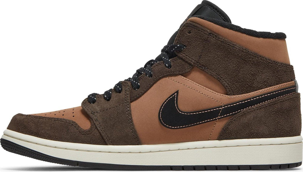 Side View Nike Air Jordan 1 Mid SE "Dark Chocolate" au.sell store