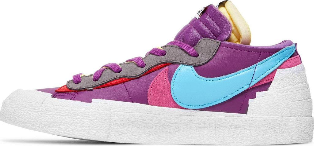 Side View Nike Blazer Low x Sacai x KAWS "Purple Dusk" au.sell store