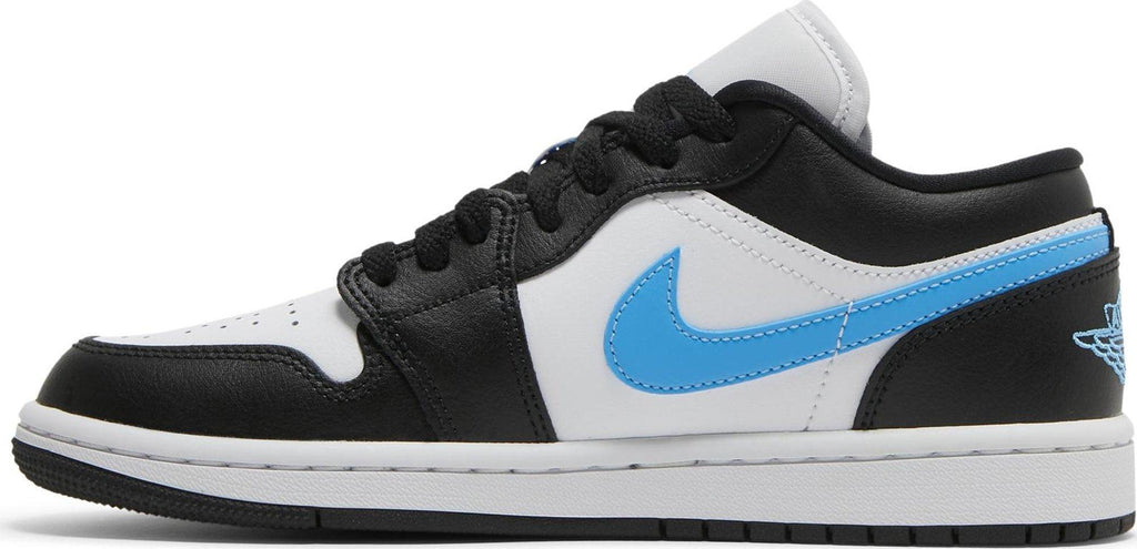 Side View Nike Air Jordan 1 Low "Black University Blue" (Women's) au.sell store