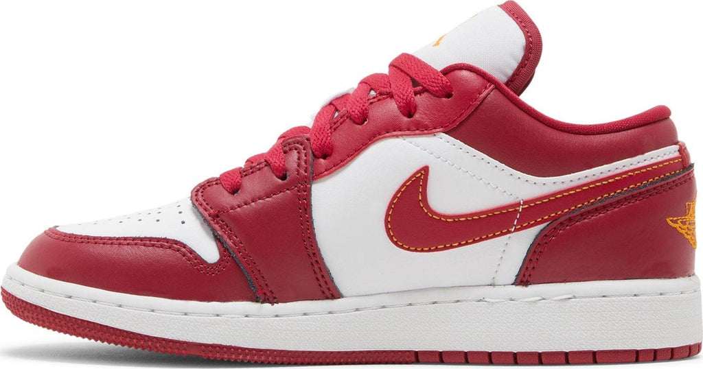 Side View Nike Air Jordan 1 Low "Cardinal Red" (GS) au.sell store