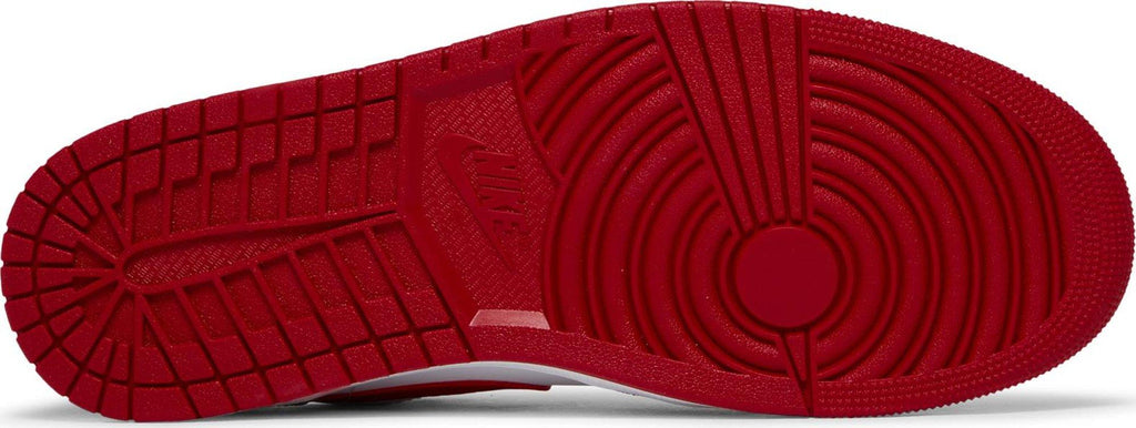 Soles of Nike Air Jordan 1 Low "Bulls"