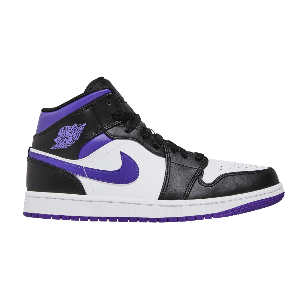 Nike Air Jordan 1 Mid "White Black Purple" au.sell store
