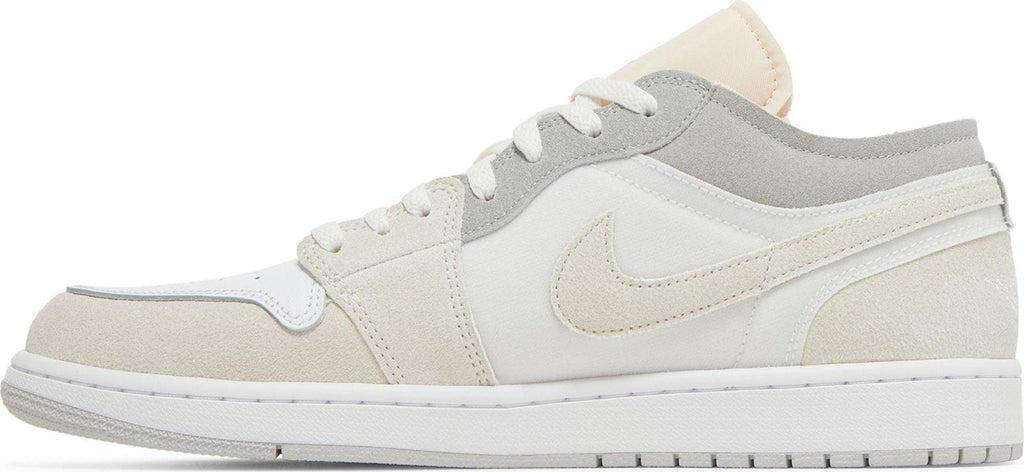 Side View Nike Air Jordan 1 Low SE Craft "Inside Out - White Cream" au.sell store