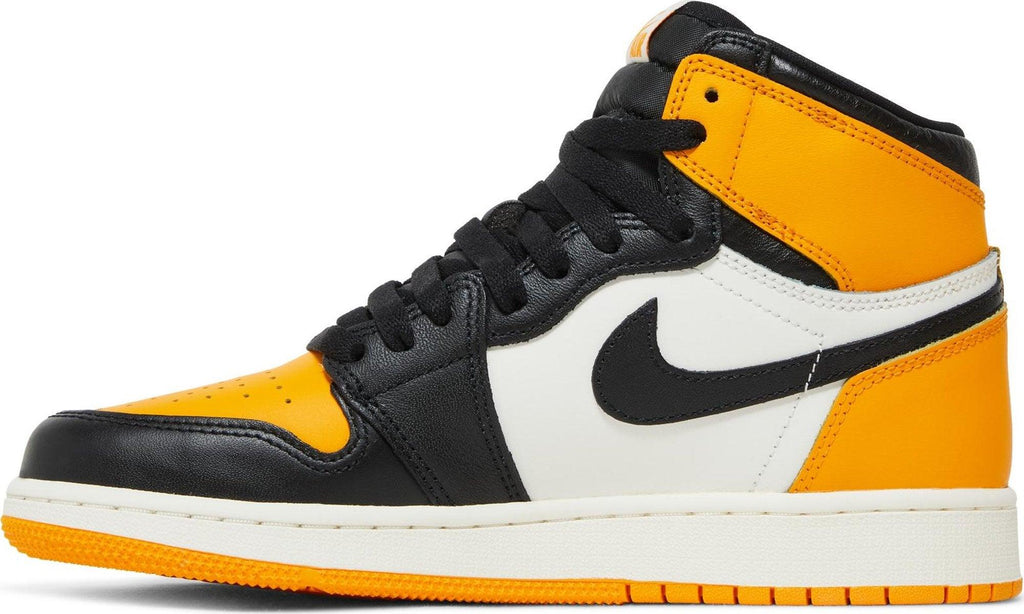 Side View Nike Air Jordan 1 High "Yellow Toe" (GS) au.sell store