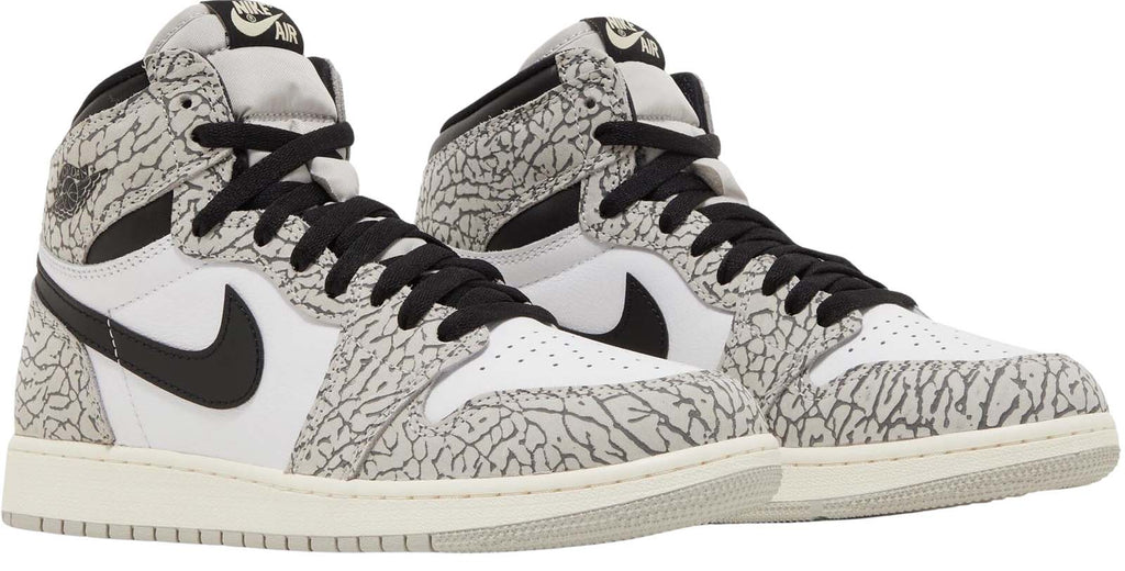 Both Sides Nike Air Jordan 1 High OG "White Cement" (GS) - au.sell store