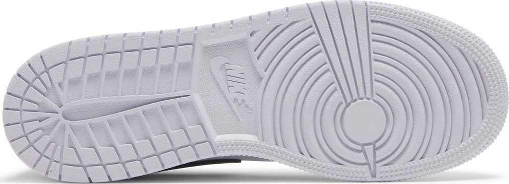 Soles of Nike Air Jordan 1 Mid "Barley Grape" (GS) au.sell store
